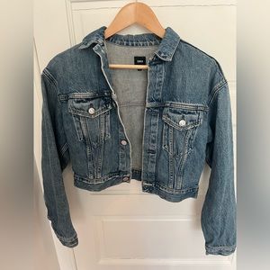 EDWIN "Sia" Cropped Denim Jacket